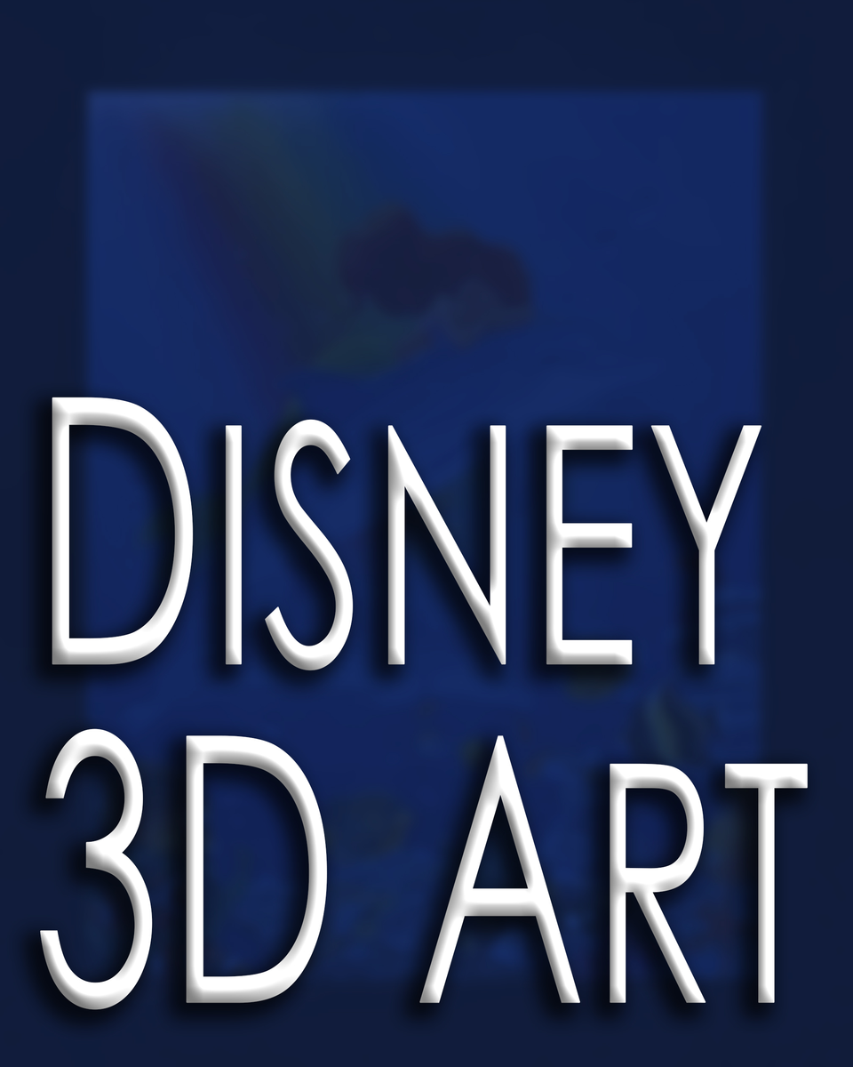 Disney Licensed Framed 3D Lenticular Poster | Ready to Hang - 14.5 x
