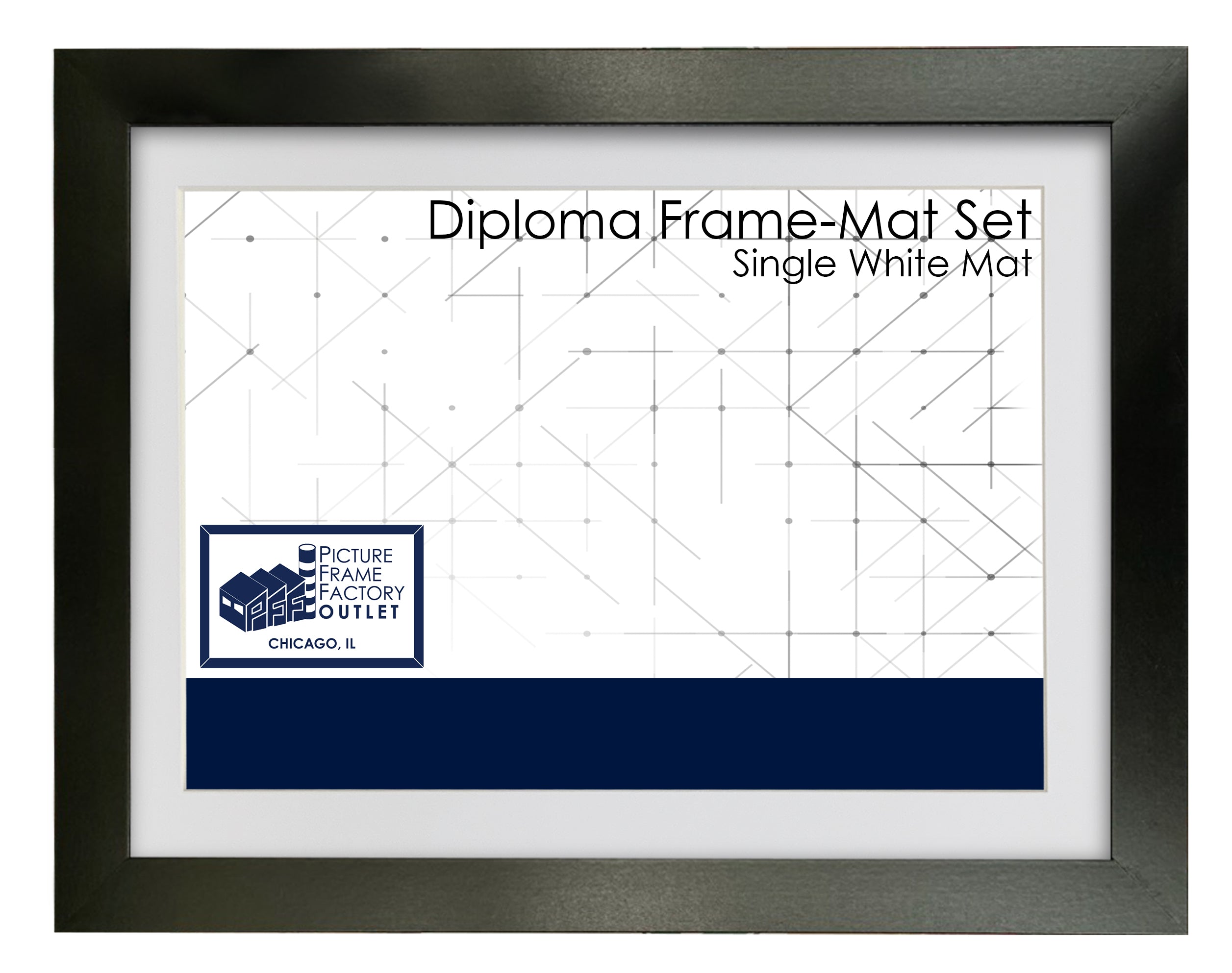 PFF PictureFrameFactoryOutlet - 40x40 Inch - Premium 1.25 White Profile -  Picture Frame for Artwork, Puzzles, Photos, Certificates 